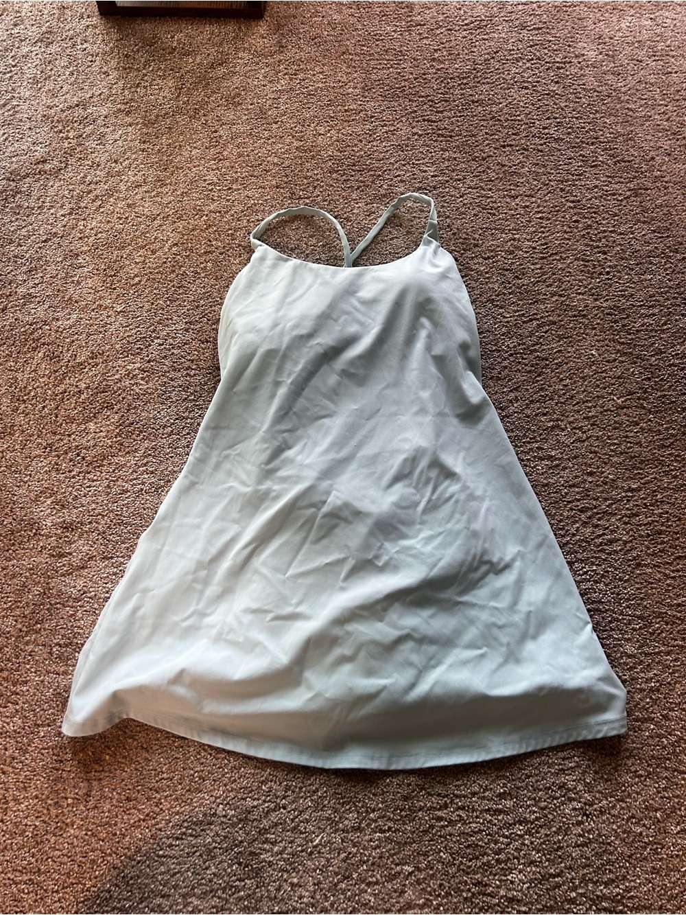 Halara light blue athletic dress with built in shorts!